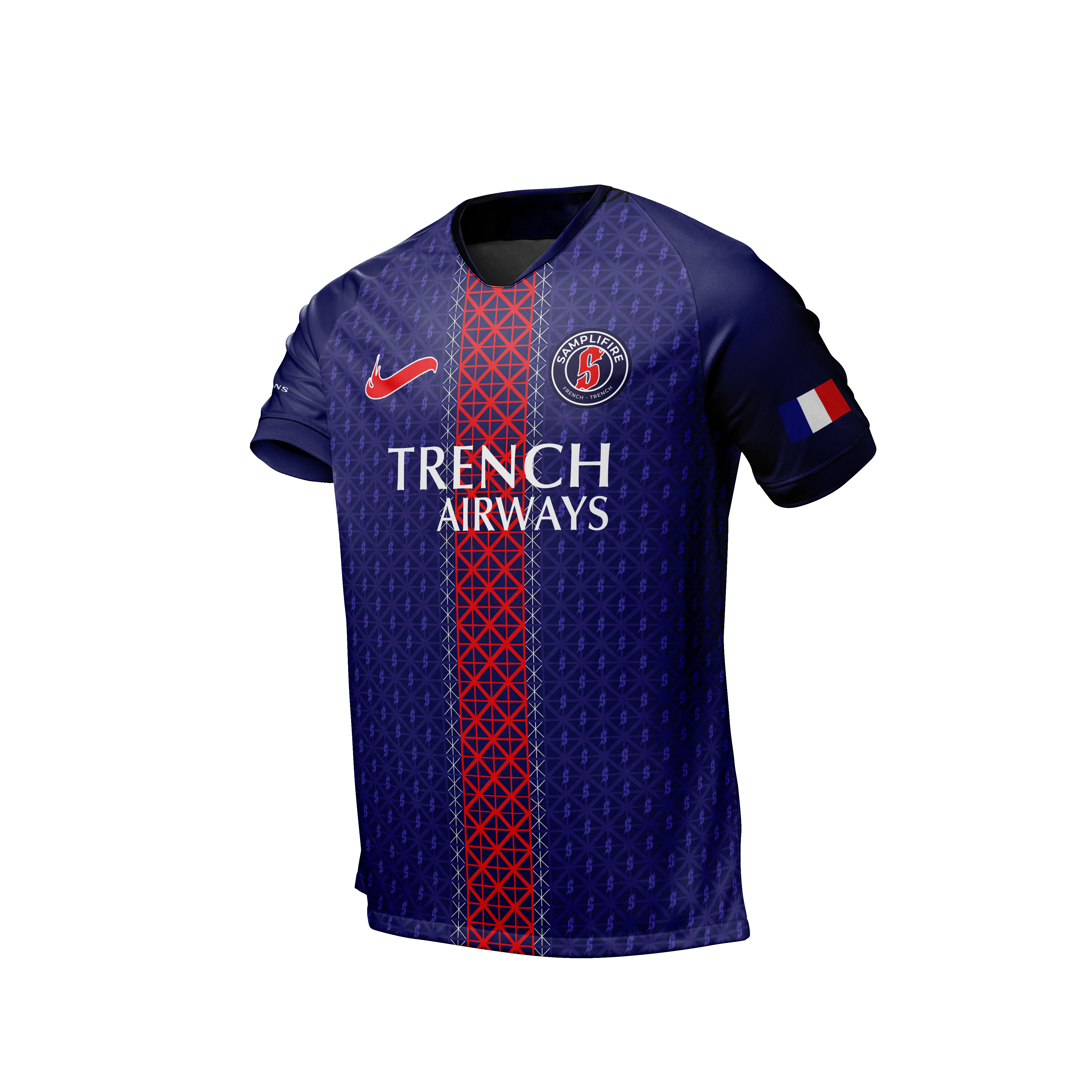 SAMPLIFIRE TRENCH AIRWAYS SOCCER JERSEY