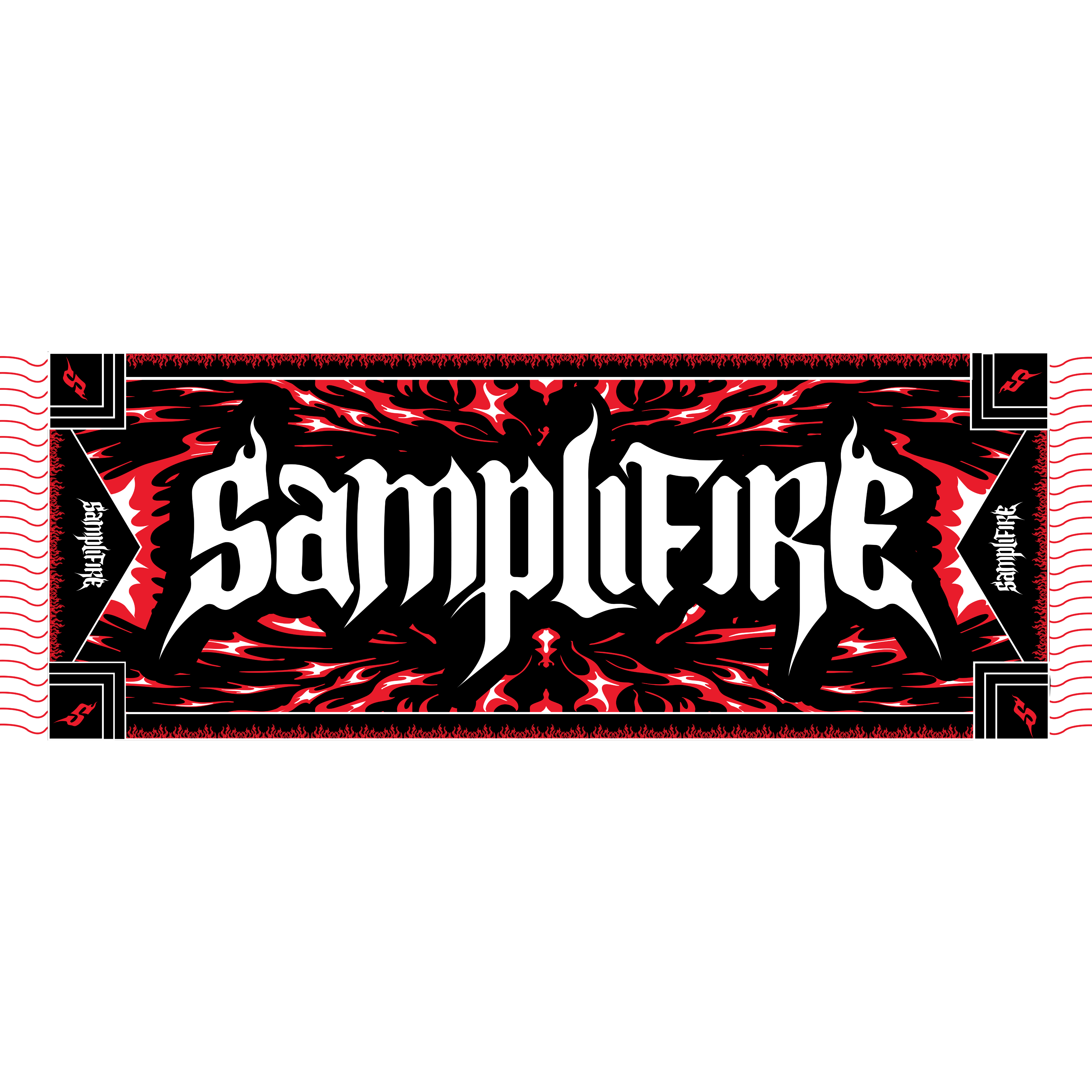 SAMPLIFIRE FLAME PASHMINA